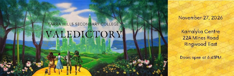 Yarra Hills Secondary College - Valedictory 2026