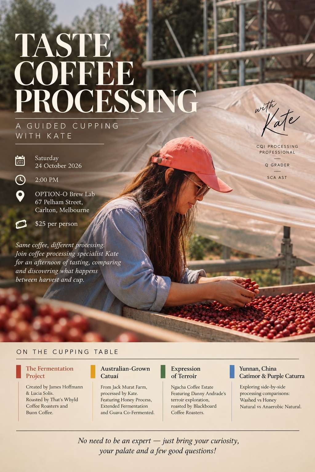 Different Science Processes TASTE THE PROCESS Tickets, Option-O brew lab, Carlton | TryBooking ...