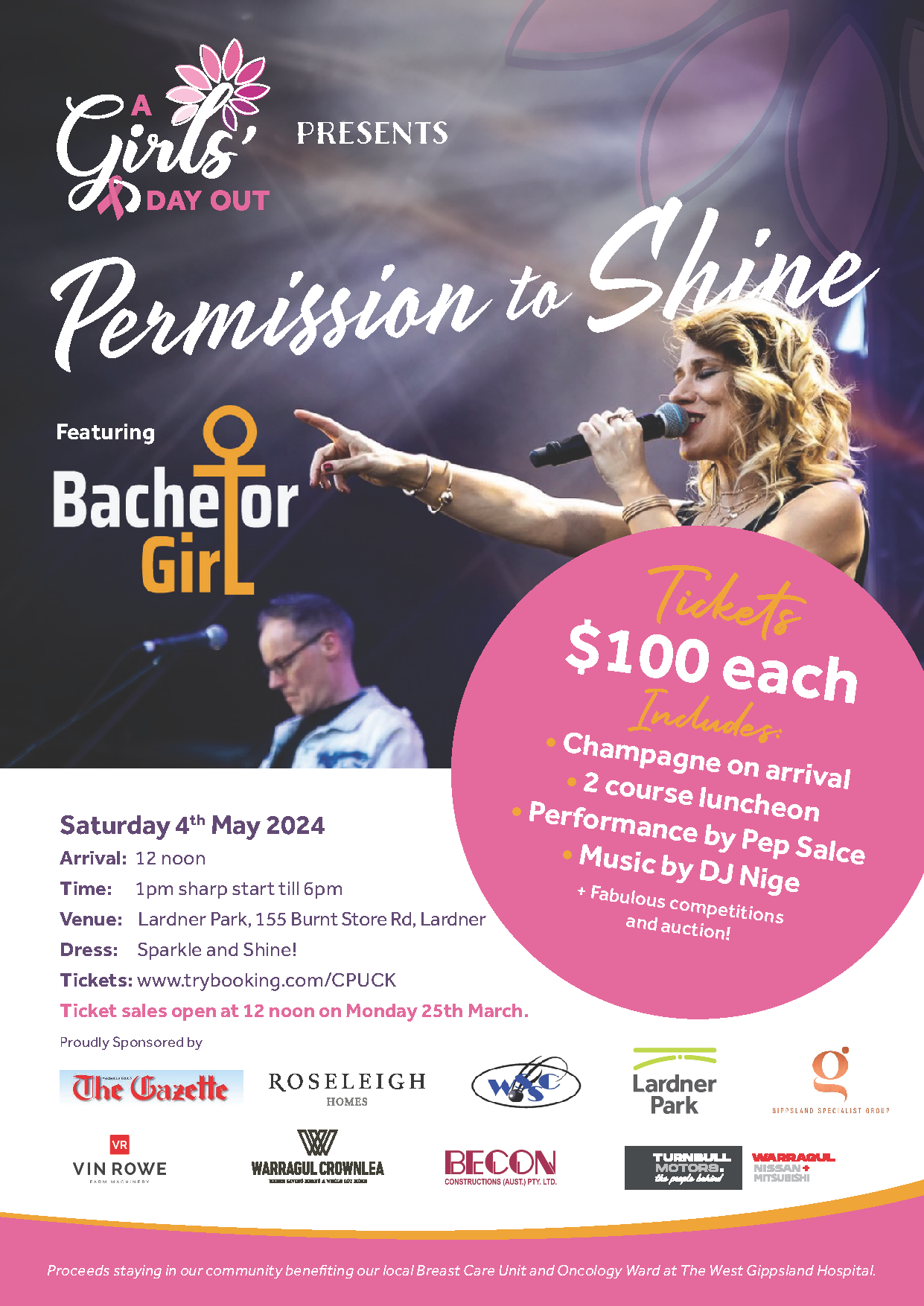 A Girl's Day Out 2025 Tickets, Lardner Park, Lardner TryBooking Australia