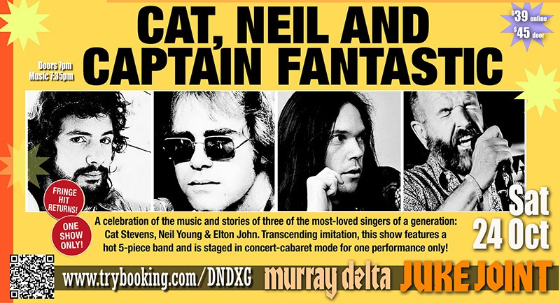 Cat, Neil and Captain Fantastic - a celebration of music