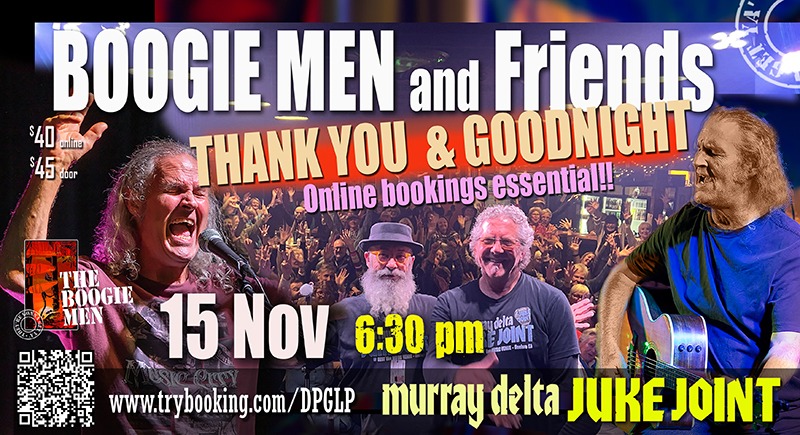 Steve Brown, the Boogie Men & FRIENDS - Thankyou & Goodnight