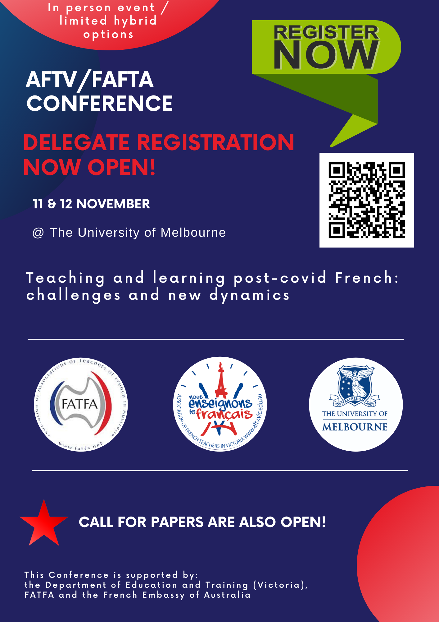 X2022 AFTV-FAFTA Conference - 11 & 12 November Tickets, The University ...