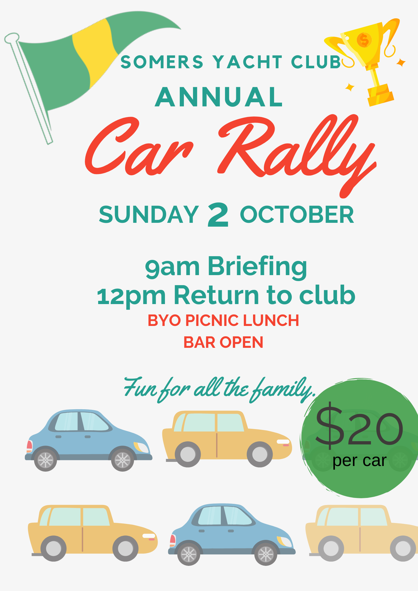 Somers Yacht Club Car Rally Tickets, Somers Yacht Club, Somers
