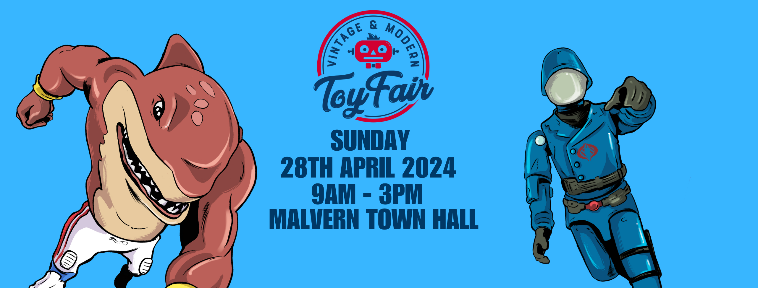 Vintage and Modern Toy Fair 28 April 2024 Tickets, Malvern Town Hall