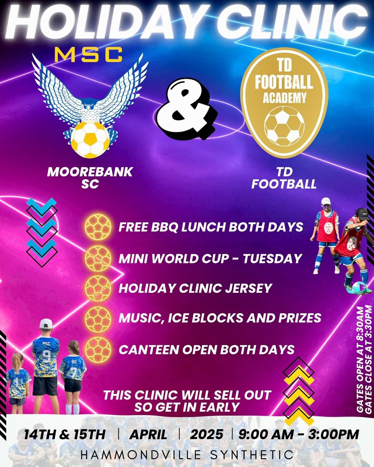April MSC Holiday Clinic 2025 Tickets, Hammondville Park, Field 1 Synthetic, Hammondville