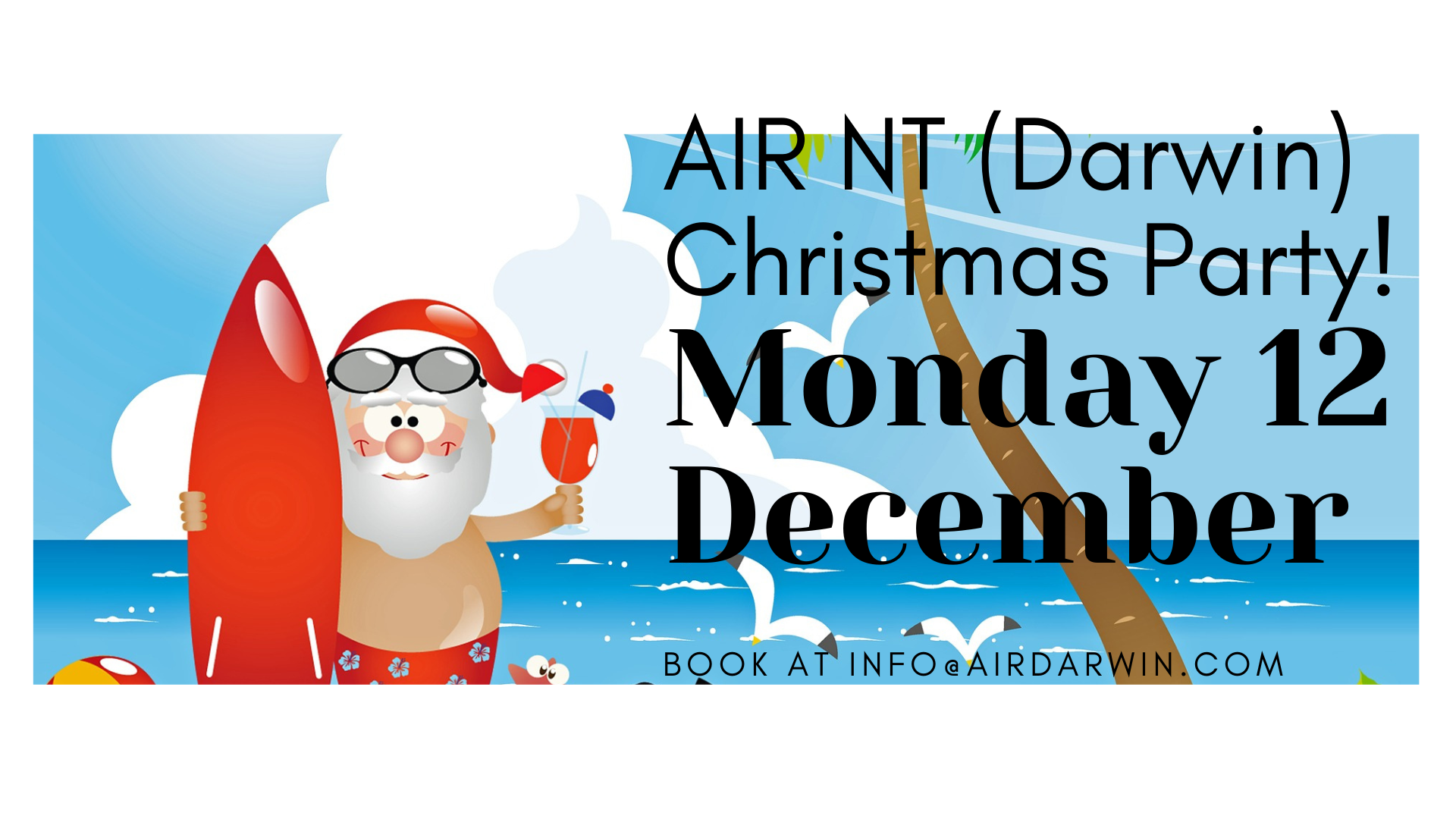 AIR NT (Darwin) Christmas Party Tickets, Darwin Trailer Boat Club