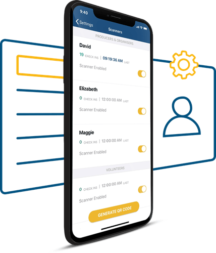 Manage your volunteers and staff