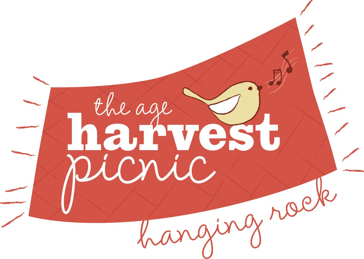 The Age Harvest Picnic at Hanging Rock logo