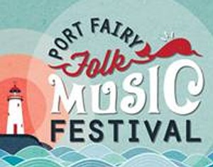 Port Fairy Folk Music Festival logo promotional flyer