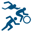 blue cartoon figures playing sport