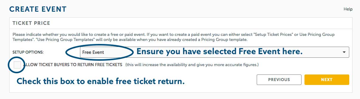 size of tickets