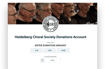 Heidelberg choral fundraising