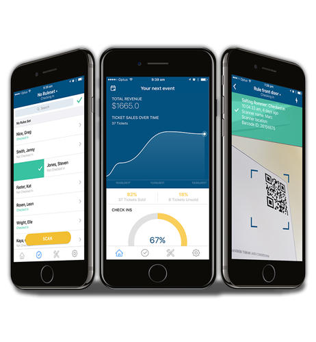 The scanning app examples