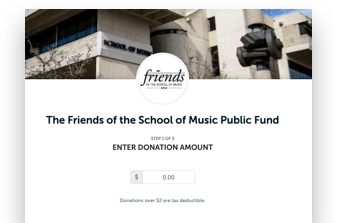 The friends fundraising