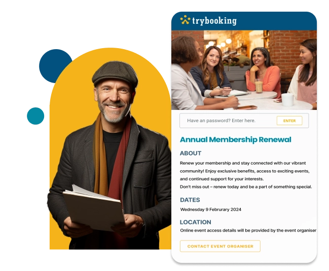 Handle memberships with password protect