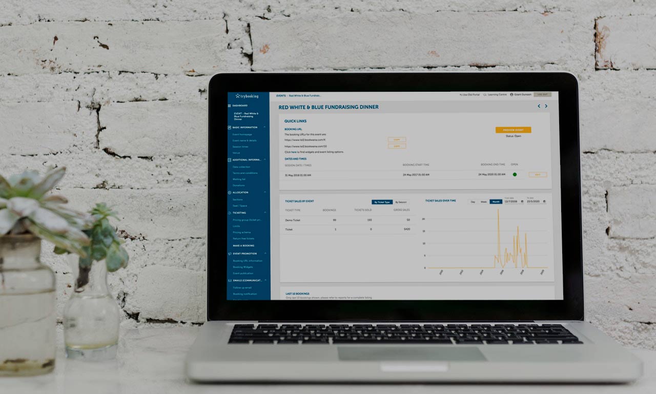 Quick and easy access to features on the dashboard