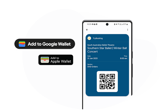 Easier entry with Google and Apple Wallets