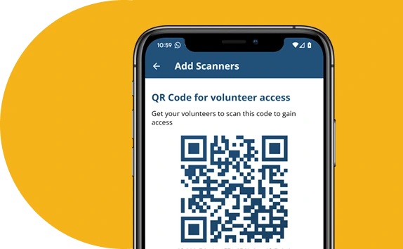 Set up volunteer access for your event