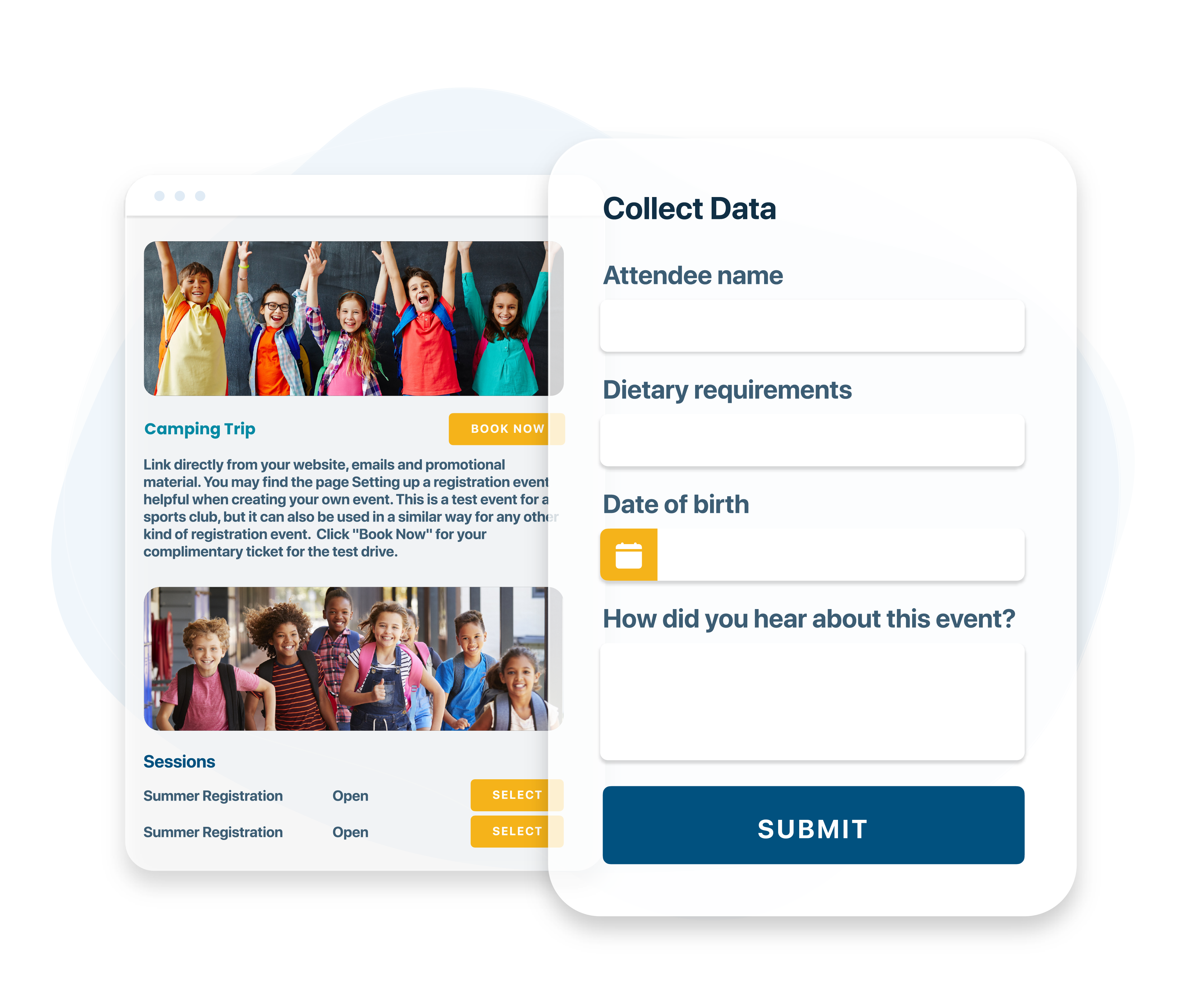 Collect guest information