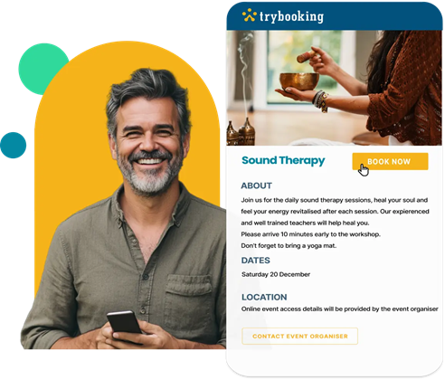 Event Bookings For Wellness Events | TryBooking