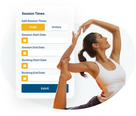 Full flexibility to handle your session times