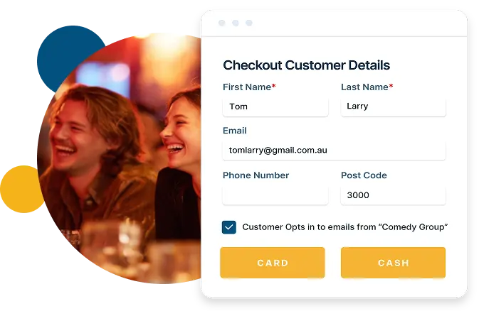 Own your data from fan bookings