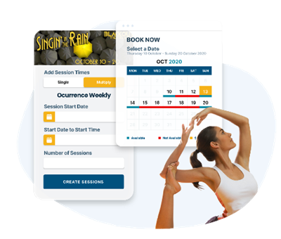 Full flexibility to handle your session times