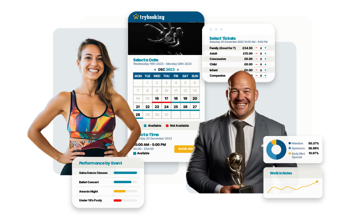 Sell tickets online with Australia's favourite event booking system