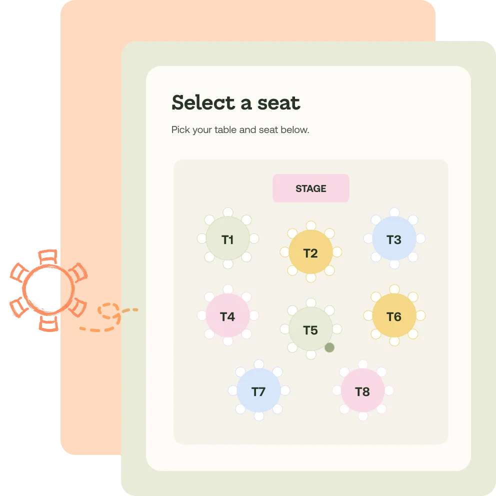 Tabled seating