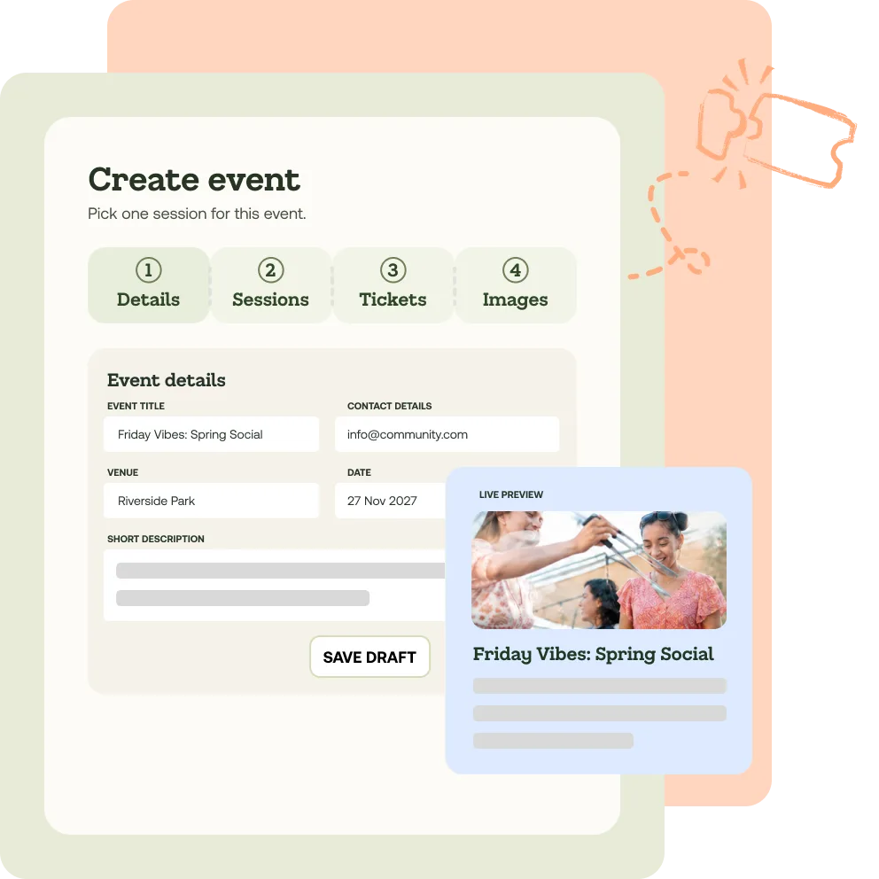 Create your event