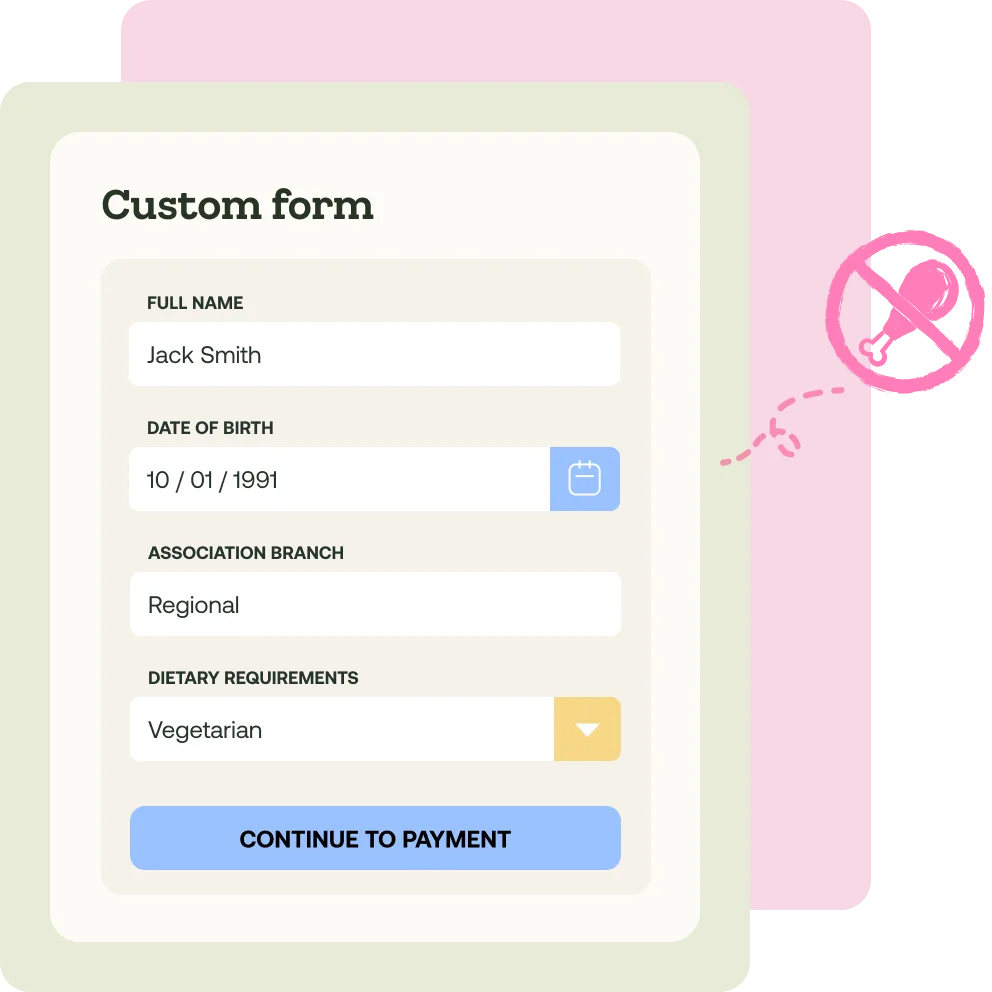 Custom forms
