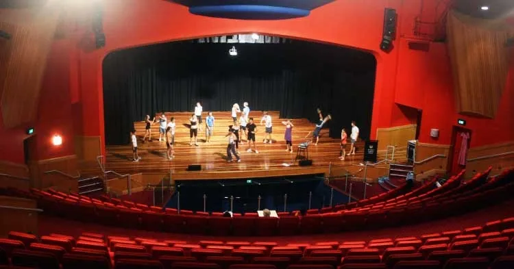 All Saints Anglican School students performing in the school's annual musical production