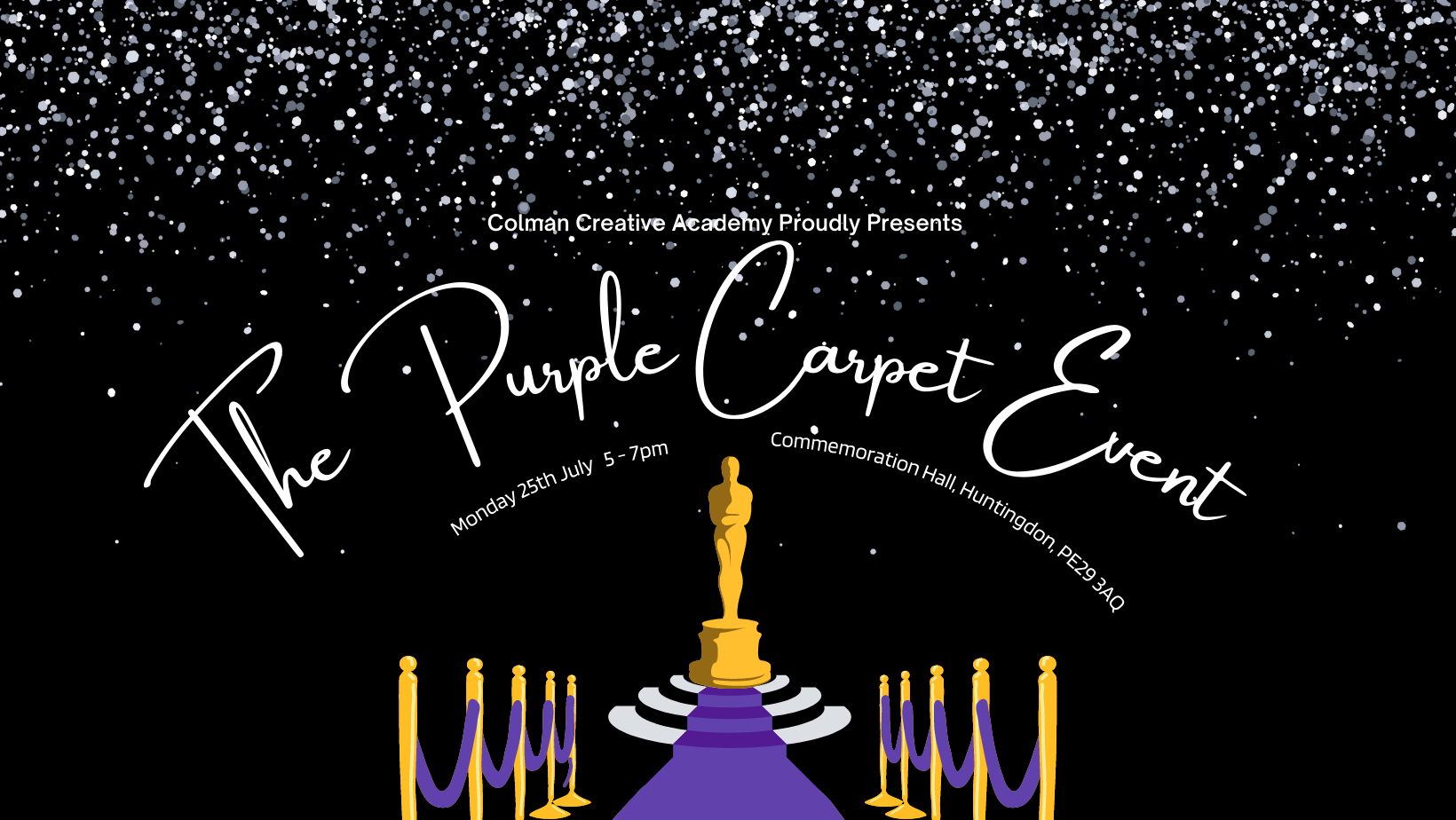 The Purple Carpet Event Tickets, Commemoration Hall, Huntingdon
