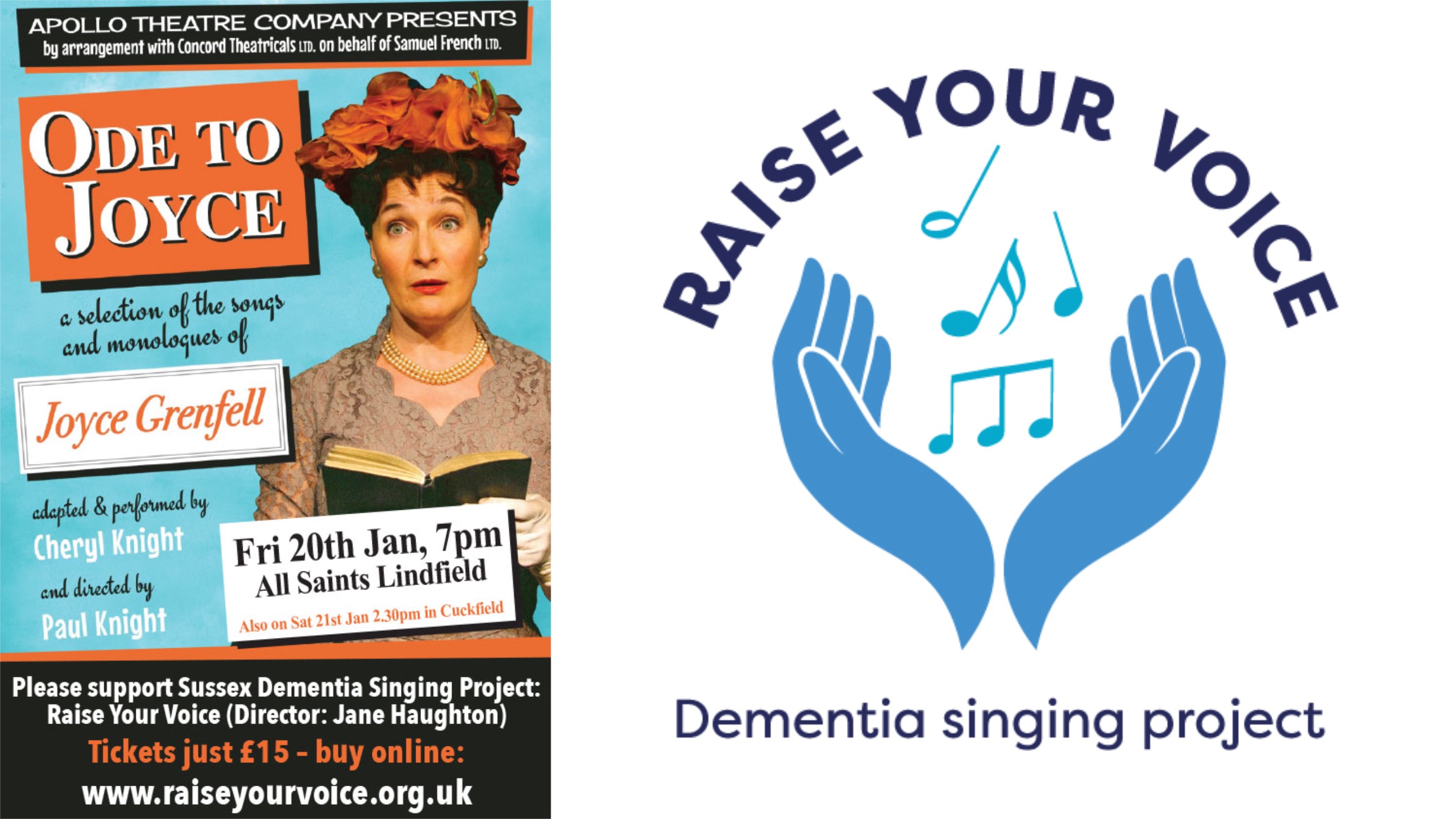 Ode to Joyce Tickets, All Saints Lindfield & Holy Trinity Cuckfield