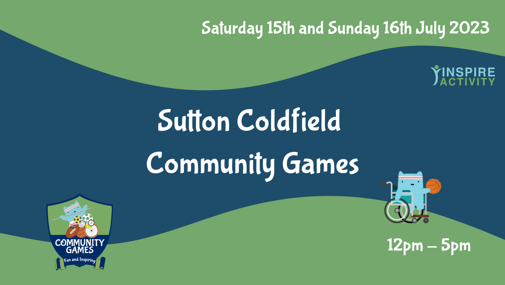SUTTON COLDFIELD COMMUNITY GAMES 2023 Tickets, WYNDLEY LEISURE CENTRE
