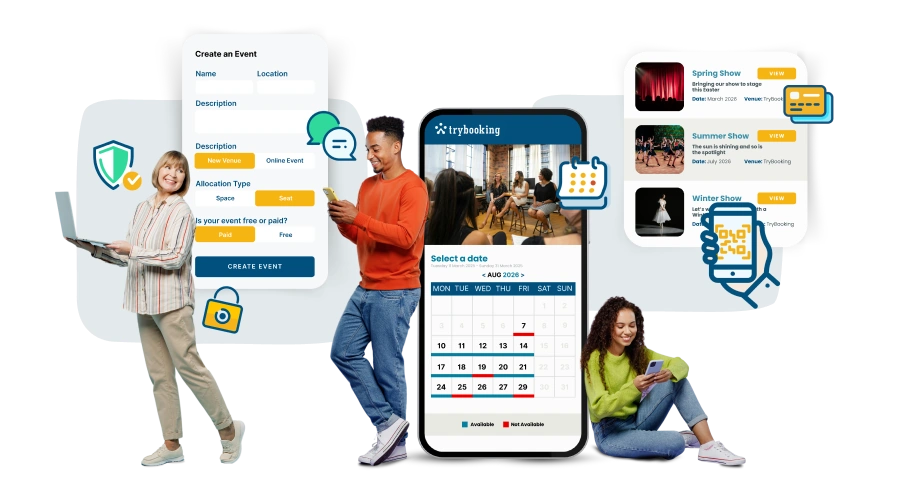 TryBooking is a powerful event ticketing platform