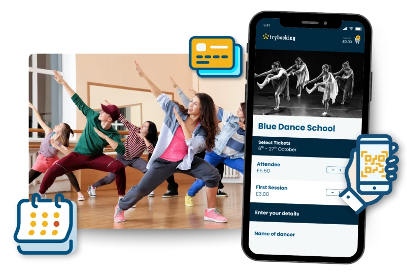 Ticketing for dance schools and performances