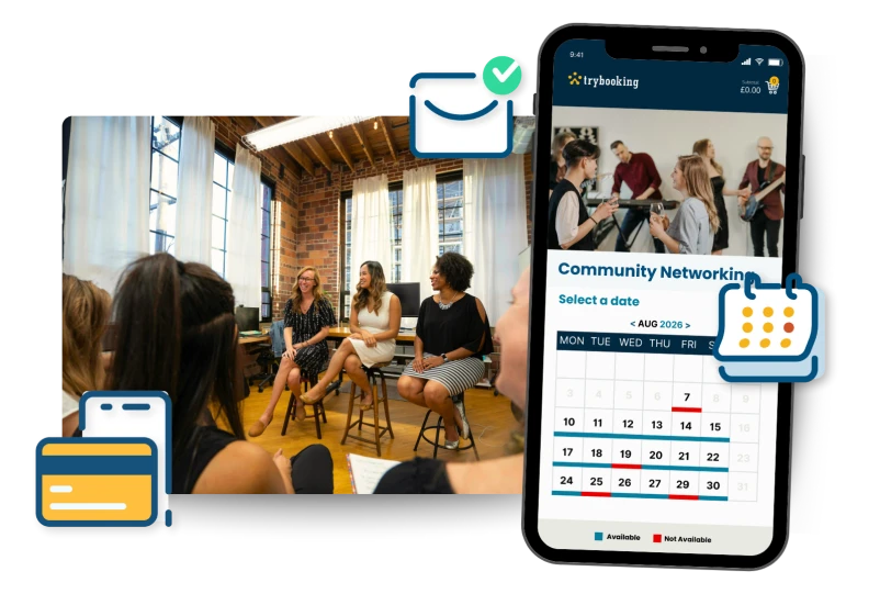 Event ticketing for networking groups