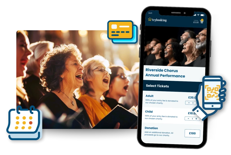 Ticketing for choral society performances